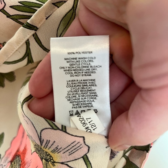 2/$30 Express - Floral Button Down Long Sleeve Blouse - Picture 6 of 7